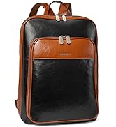 BOSTANTEN Genuine Leather Backpack Purse Casual College Travel Bags for Women