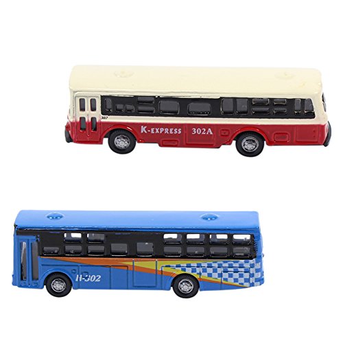 Evemodel BS150 6Pcs Diecast Model Buses Car 1:160 N Scale Streetscape Layout Railway Scenery Diy Train Layout Model Accessories thumb #4
