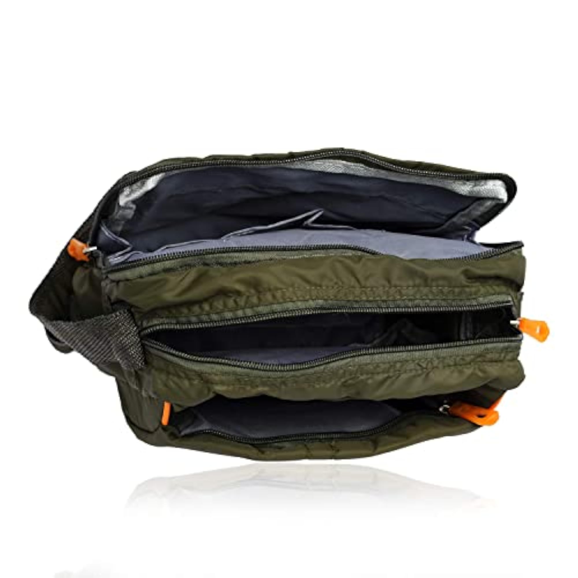 Unisex One-Shoulder Messenger Chest Bag in Black