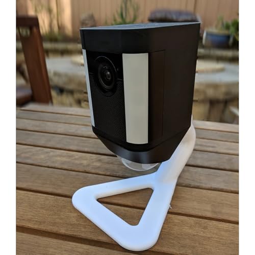 Table Stand Compatible with Ring Spotlight Cam Plus Battery, Portable Desktop Mount Flexible Placement Home Monitoring Solution