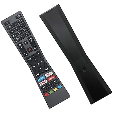 Replacement RM-C3338 Universal TV Remote Bush for Smart TV LT-24C680 LT-24C681 LT-24C685 LT-24C686 LT-32C690 LT-32C691 with Fplay YouTube Netflix Buttons Cover