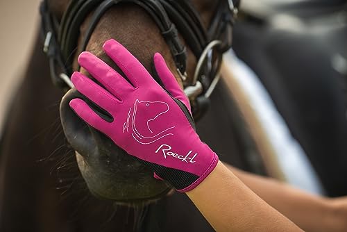 Roeckl Sports equestrian gloves TRYON, kids&youngst. summer riding glove, pesto 6 - Image 4