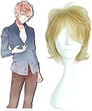Uearlid DIABOLIK LOVERS Cosplay Wigs Shuu Sakamaki Cosplay Wigs Heat Resistant Synthetic Anime Cosplay Wig Halloween Carnival Party Wig Coser Wig