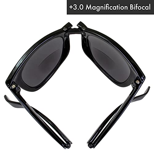 Global Vision Eyewear Bifocal Glasses, Smoke Lens, Silver Frame3