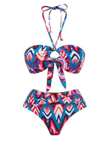 Maillots de bain pour femmes avec bikini dos nu et taille haute rembourré