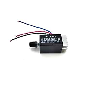 Amazon.com: 3-wires DC 12V/24V Motor Speed Control Switch