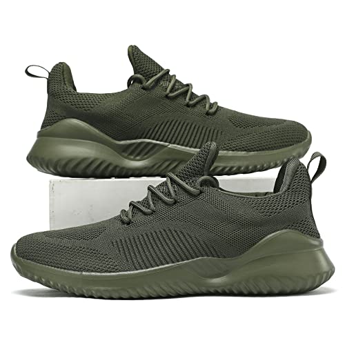 Image of Kapsen Men's Non Slip Running Shoes Ultra Light Breathable Casual Walking Shoes Fashion Sneakers Mesh Workout Sports Shoes