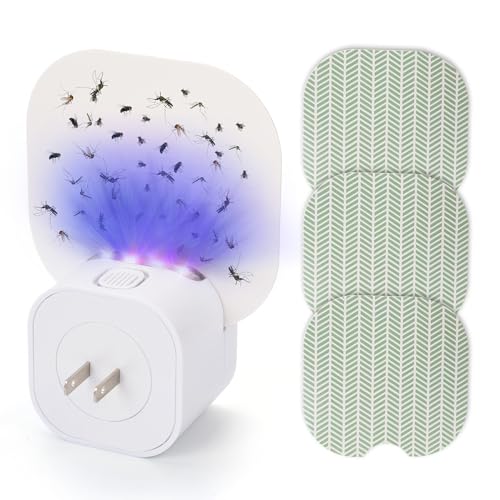 Plainsity Eliminador de insectos para interiores, trampas para moscas de la fruta para interiores con bajo consumo de energía para interiores, cocina, garaje