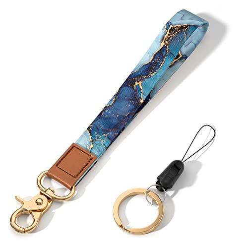 Image of Wrist Lanyard Key Chain, Cute Wristlet Strap Keychain Holder for Women Men Car Keys ID Badges Card Wallet Phone Camera
