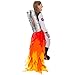 Spooktacular Creations Kids Flying Astronaut Suit Halloween Dress Up Roleplay Costume with Flame Pants and Jet Pack (8-10 Years)