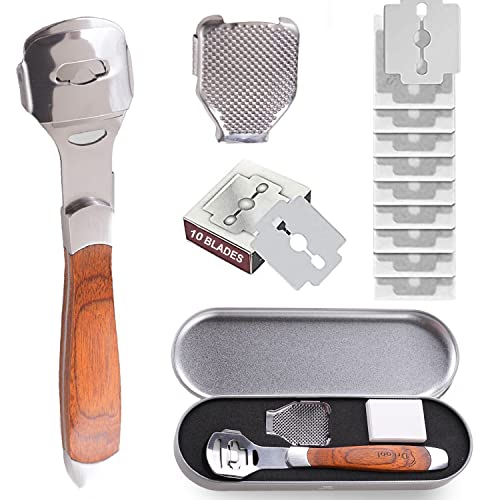 Image of Dr Foot | Callus Remover for Feet | Foot Filer for Dead Skin Removal | Foot Callus Remover | Feet Dead Skin Remover Foot | Corn Cutter for Foot | Corn Remover for Feet | Corn Peeler | With 10 Blades