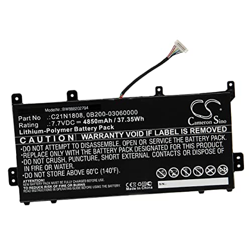 vhbw Batterie Compatible avec ASUS C423NA-BZ0004, C423NA-BV0078, C423NA-BZ0027, C423NA-BV0054 Ordinateur Portable (4850mAh, 7,7V, Li-polymère)