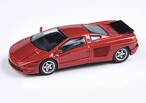 Modelo de auto 1991 Cizeta V16T Rojo metálico 1/64 miniatura 1