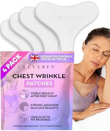 CLEVERFY Chest Wrinkle Patches 4 Pack