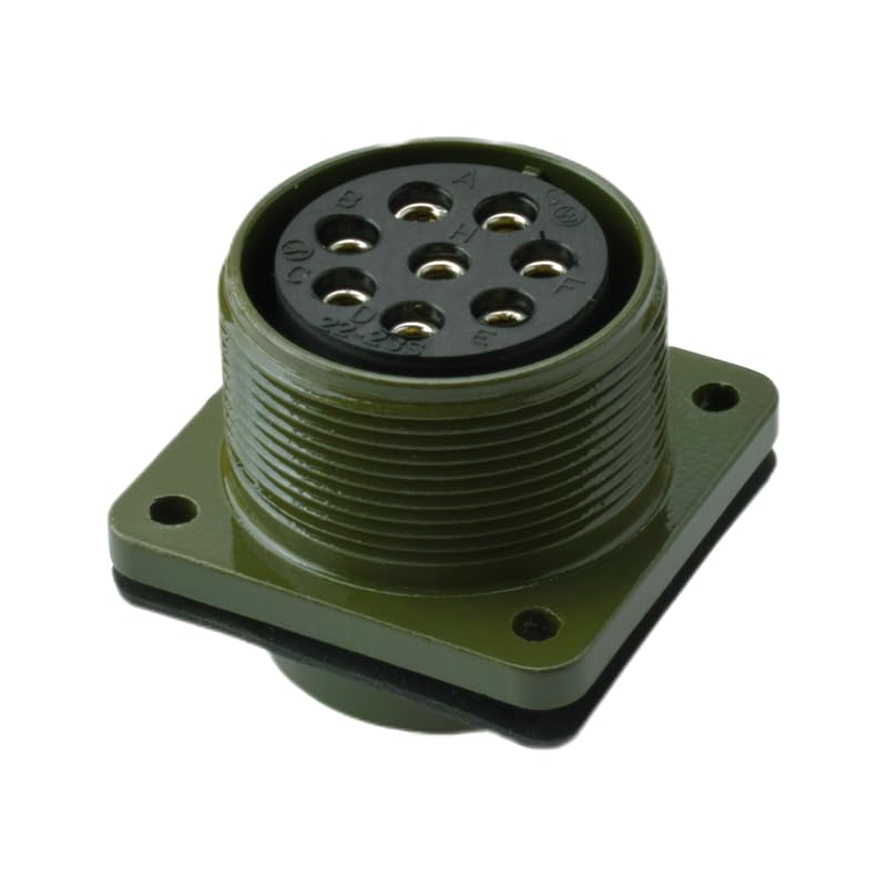MS5015 8 Core U.S. Military Standard Aviation Plug Connector MS310222-23SSocketHole