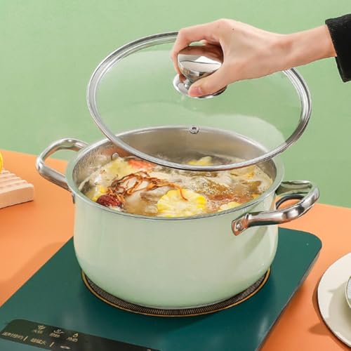 Soupe maison sans effort avec la casserole inox double poignées - 7