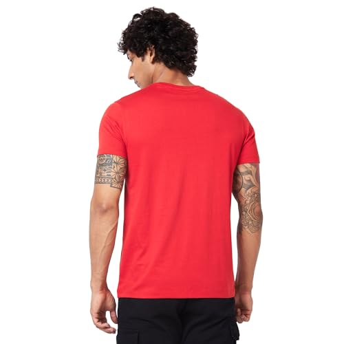 Image of Spykar Men's Solid Slim Fit T-Shirt
