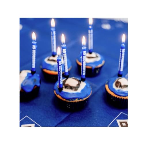 Hamburger SV HSV Geburtstagskerzen Kerzen Geburtstag Dekoration 10er-Set