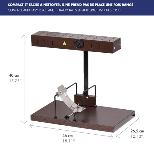 BRON COUCKE - Commercial Raclette Cheese Melter "Alpage" - Traditional French Raclette for Half Wheel - European settings - 230V - EU Cord