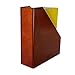 Rolodex Wood Tones Magazine File, 3.5 x 10.25 x 11.75-Inch, Mahogany (4079)
