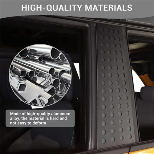 Accesorios de aleación de aluminio de alta gama para pilares de ventana Bronco 5