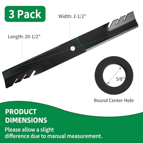 wyevee Blade Set - Dimensions