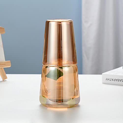 Sizikato juego botella y vaso vidrio borosilicato 26 oz miniatura 3