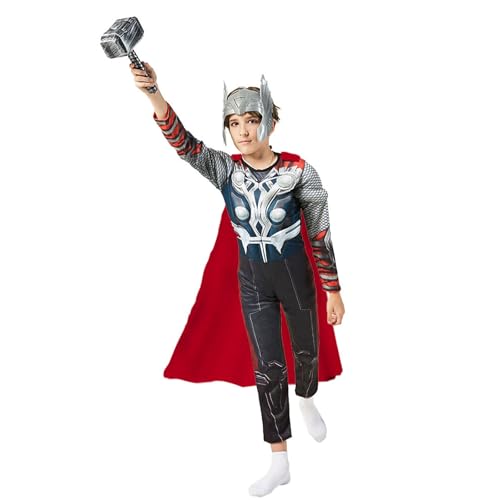 Disfraz completo superhéroe niño 4 piezas talla M miniatura 7
