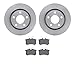 Dynamic Friction Company Rear Brake Rotors with 5000 Euro Ceramic Brake Pads 6602-74112