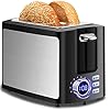 Toaster 2 Slice Wide Slot Toaster Best Rated Prime Displav Smart Toasters with LCD Digital Countdown Timer and Bagel/Defrost/Cancel/Reheat Function Toaster 2 Slice Wide Slot Toaster Best Rated Prime Displav Smart Toasters with LCD Digital Countdown Timer and Bagel/Defrost/Cancel/Reheat Function