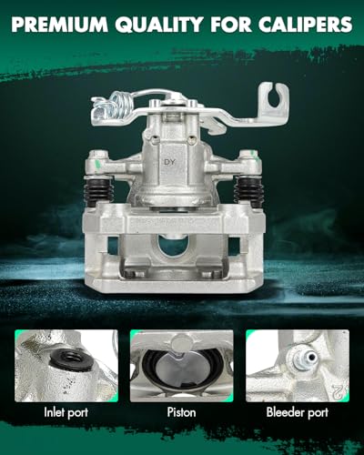 Image of SCITOO 18B4947 Rear Right Disc Brake Caliper Assembly w /Bracket For Ford For Five Hundred /For Freestyle /For Taurus /For Taurus X,For Mercury For Montego /For Sable