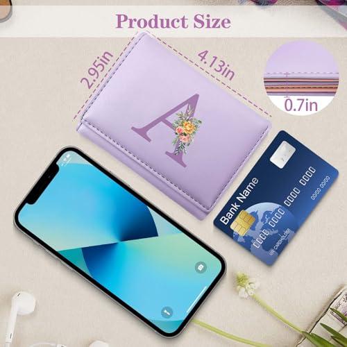 Wallet for Girls, Small Thin Credit Card Wallet, PU Leather Card Holder with ID Window, Birthday Graduation Gifts Idea for Girls 8 9 10 11 12 13 14 Year Old Cute Girly,Christmas Birthday Gifts for Her4