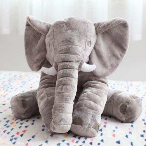GRIFIL ZERO Big Elephant Stuffed Animal Plush Toy 25 Inches Cute XXL Size Grey Elephant Toy (Grayy)