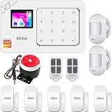 Alarmanlage WiFi 4G GSM Modul mit Alarmsirene Alarm System mit Bewegungssensoren und Funksirene - Bewegungsmelder