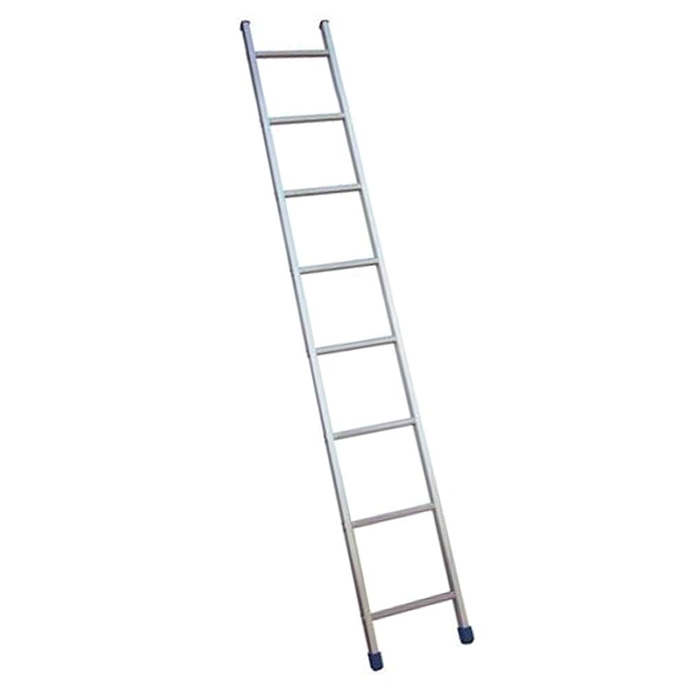 SCALA APPOGIO UNA RAMPA FACAL STILO IN ALLUMINIO 8 GR.NI H. 2,46 MT.