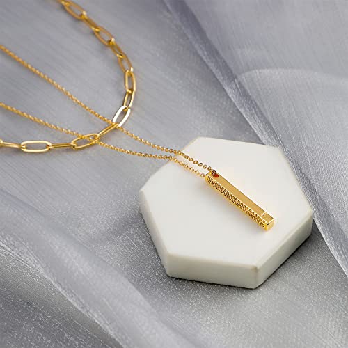 Image of MEVECCO Dainty Pendant Layered Necklaces for Women