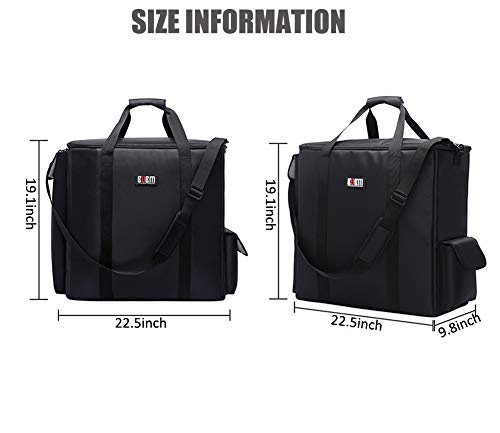 Bubm Desktop Computer Carrying Case, Padded Nylon Carry Tote Bag For Transporting Computer Tower Pc Chassis, Keyboard, Cable And Mouse #TOP3