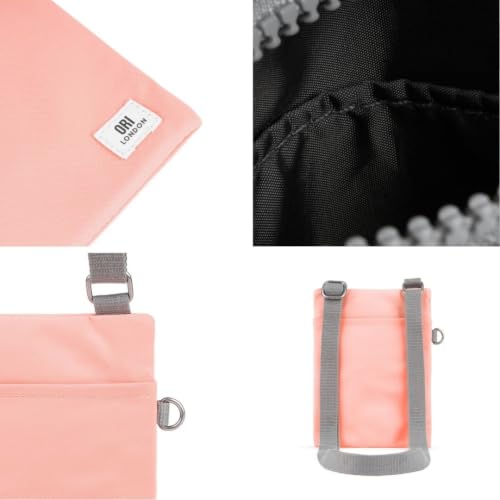 Image of ORI LONDON Crossbody Bag - Chunky Zip, Adjustable Strap, & Multi Pockets for Mobile Phones, Cards & More - Chelsea