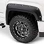 Bushwacker Pocket/Rivet Style Front Fender Flares | 2-Piece Set, Black, Smooth Finish | 20105-02 | Fits 2017-2022 Ford F-250, F-350, F-450 Super Duty