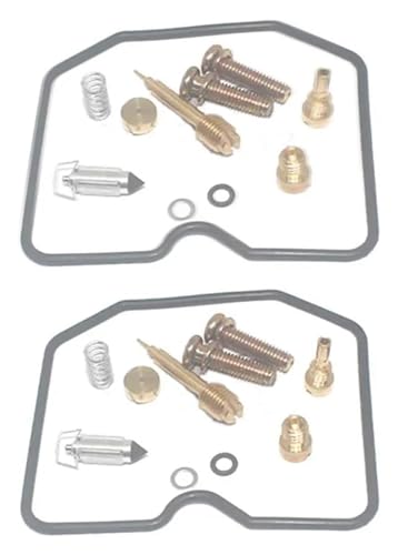 Kits Reparación Carburador Para K&awasaki EX250E Para Ninja 250R 1986-1987 Válvulas De Flotador Principal Juntas De Cámara Kit De Reparación De Carburador(2 Sets a)
