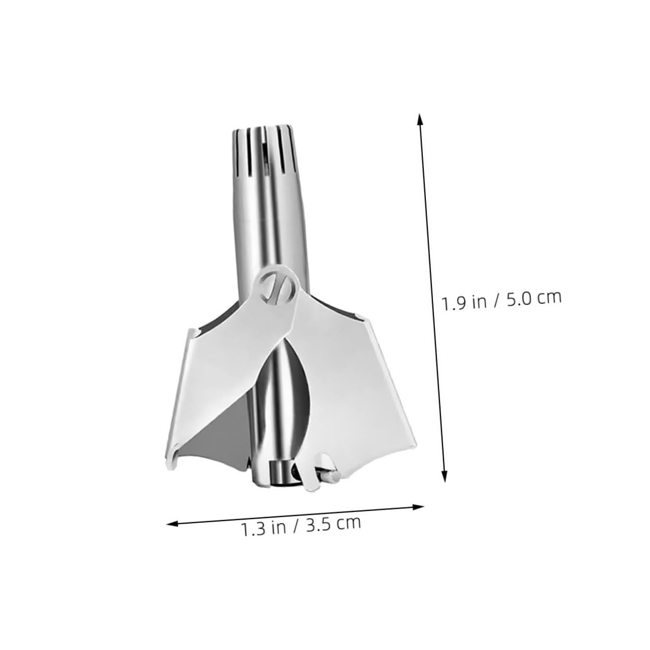 BESTYASH Manual Nose Hair Trimmer for Men Precision Blade Nose Hair Removal Compact Portable Grooming Tool Stainless Steel Easy to Clean