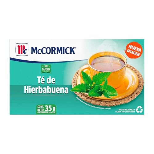 Reviews de Serenate te Top 10. 43 McCormick Té Hierbabuena 25 sobres