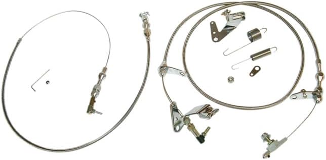 Kit de cabo kickdown e suporte de carburador Tiny Force para Chrysler 727 e Dodge – 1 conjunto