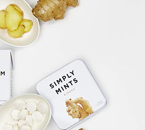 Simply Mints | Ginger Breath Mints | Pack Of Six | Made With Real Ginger #TOP4