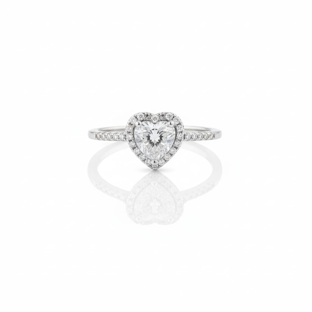 silverrazzi 925 Sterling Silver Cubic Zirconia Herat Shape Gift for Girls and Women | Women and Girls | Certificate of Authenticity and 925 Stamp | 6 Month Warranty-picture-13