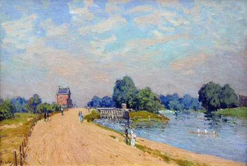 Tableau toile Sisley 60x90cm pour habiller un mur vide avec élégance artistique
