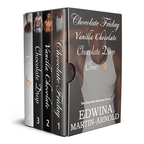 Chocolate Romance Series Complete Boxset: A Bad Boy Stripper, A Rock-Climbing White Man, A Pacific Islander MMA Fighter, and A Driven Doctor BURN up the pages in this boxset! Audiolibro Por Edwina Martin-Arnold arte de portada