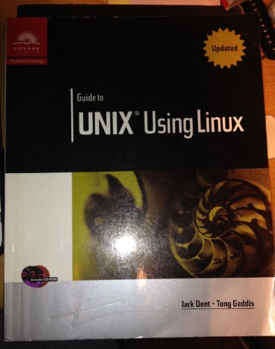 Guide to UNIX Using Linux 0619130016 Book Cover