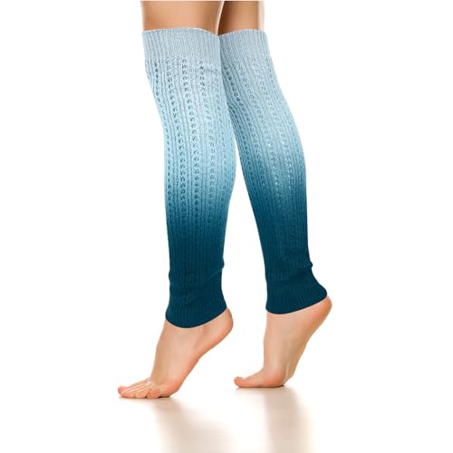 Benefeet Sox Womens Funny Novelty Wool 80S Neon Leg Warmer Girls Gradient Thermal Cable Knit Ribbed Footless Thigh Highs Colorful Long Winter Cosplay Stocking Slouch Thick Warm Boot Socks For Party Sports Gift cover