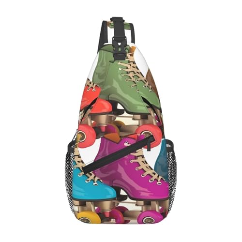 Bolso Crossbody Casual para Hombre y Mujer Negro miniatura 1